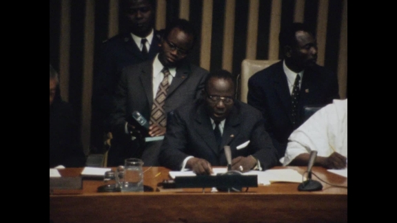 Press Conference by President of Upper Volta