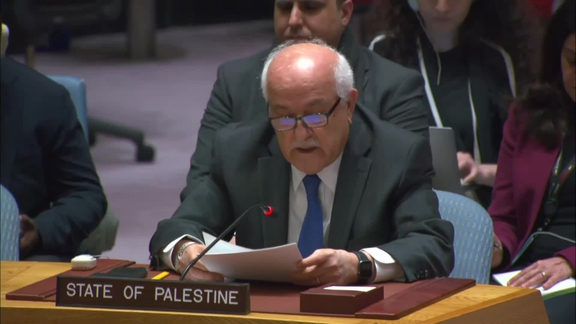 The situation in the Middle East, including the Palestinian question - Security Council, 9540th meeting