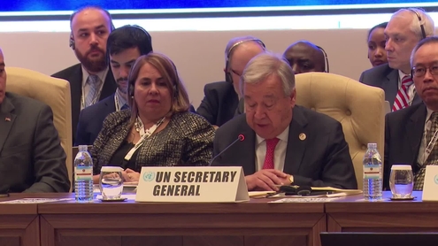 António Guterres (Secretary-General) at G77 South Summit in Kampala
