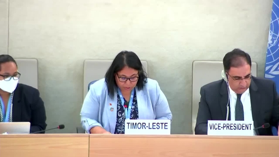 Timor-Leste, UPR Report Consideration - 32nd Meeting, 50th Regular Session Human Rights Council