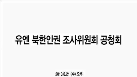 Commission of Inquiry on Human Rights in the DPRK - Seoul Public Hearing Day 2 (pm) 21 August