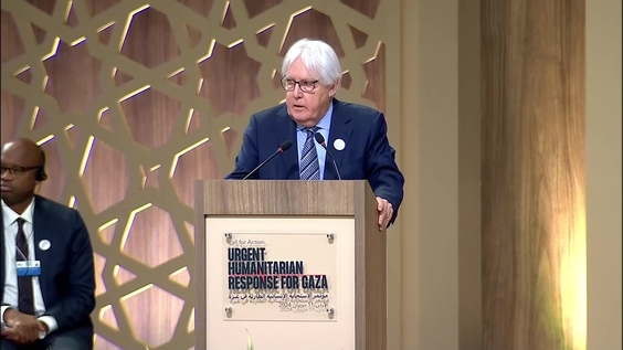 Martin Griffiths (UN OCHA): Remarks at High-Level Conference on Humanitarian Response for Gaza