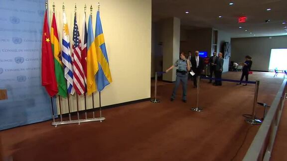 President of the Security Council Briefs Press