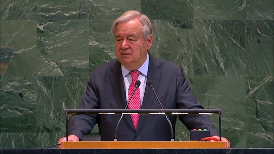 António Guterres (UN Secretary-General) on the International Day of Remembrance of Victims of Slavery and Transatlantic Slave Trade