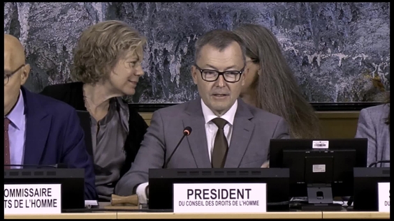 HRC President Opening Statement - 60th Human Rights Council | UN Web TV