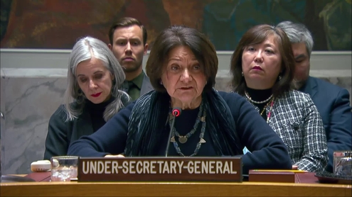 Rosemary DiCarlo (DPPA) on behalf of António Guterres (UN Secretary-General) on the maintenance of peace and security of Ukraine - Security Council, 10110th meeting