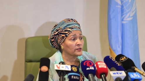Amina J. Mohammed (Deputy Secretary-General) at the conclusion of her visit to Ethiopia