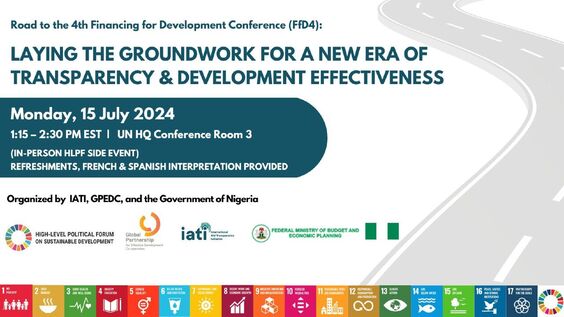 Road to FfD4: Laying the groundwork for a new era of transparency & development effectiveness (HLPF 2024 Side Event)