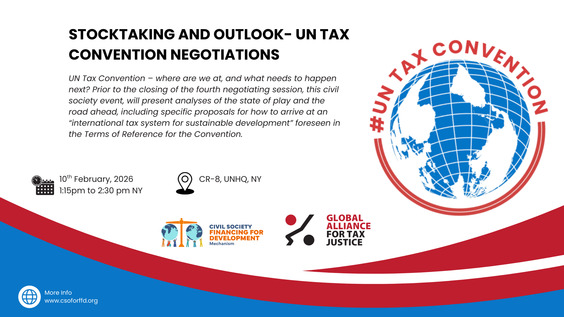 Stocktaking and Outlook - UN Tax Convention negotiations (INC-4 Side Event)