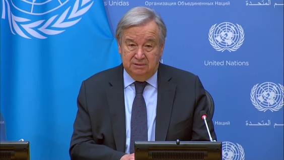 António Guterres (UN Secretary-General) on annexation of Ukrainian territory - Press Conference