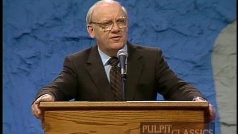 Thumbnail for entry Pulpit Classics - Episode 72 - Dr. Warren Wiersbe