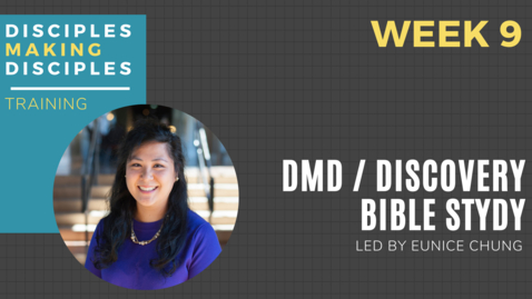 Thumbnail for Disciples Making Disciples - Chapter 8