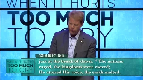 Thumbnail for When It Hurts Too Much To Cry: What is The Answer?