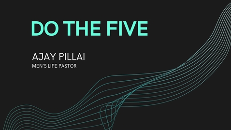 Thumbnail for Devotional Ajay Pillai Men's Life Pastor
