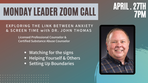 Thumbnail for entry Adult Ministries Leader Zoom Call with John Thomas