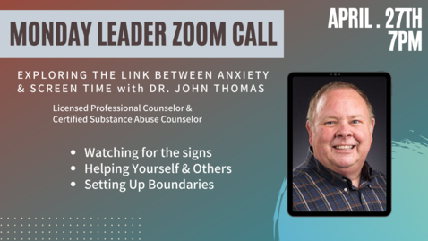 Thumbnail for Adult Ministries Leader Zoom Call with John Thomas