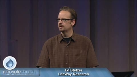 Thumbnail for entry Innovate Church - Ed Stetzer