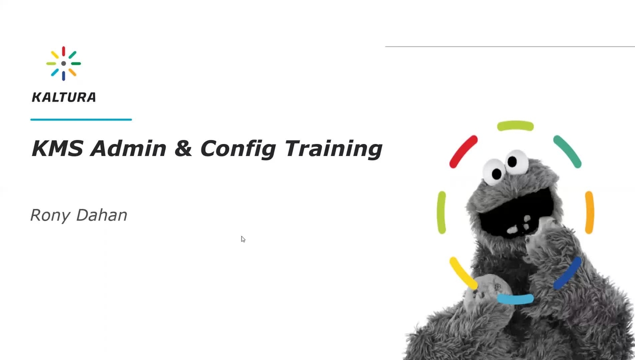 UCA - KMS Admin &amp; Config Remote Training