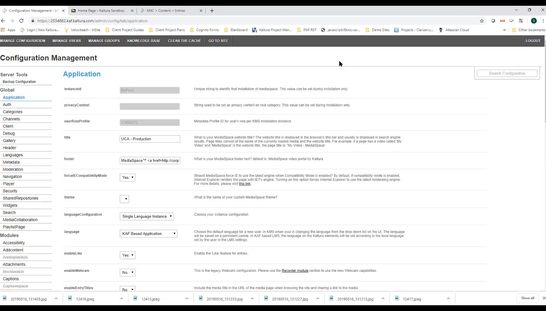 [UCA] Kaltura for Bb Admin Training