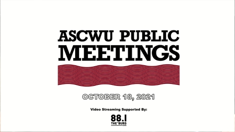 Thumbnail for entry ASCWU Public Meeting 10.19.21