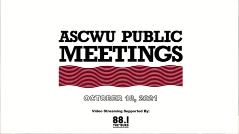 Thumbnail for ASCWU Public Meeting 10.19.21