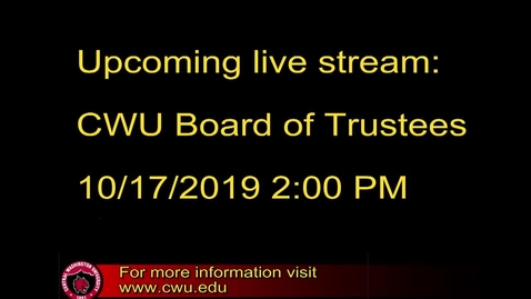 Thumbnail for entry Board of Trustees 10.17.19