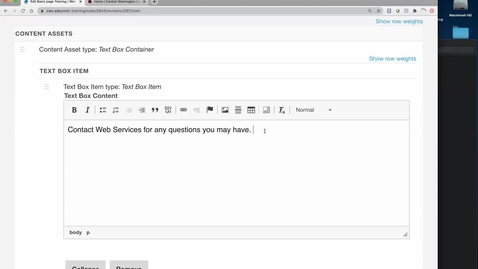 Thumbnail for Web Training: Creating E-mail Links