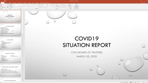 Thumbnail for Board of Trustees 3.20.20 Special Meeting