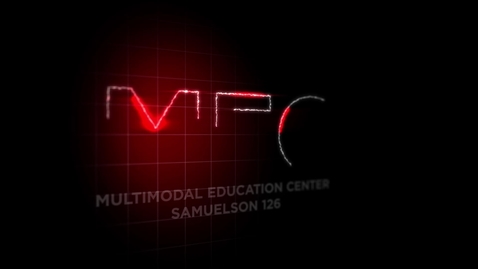 Thumbnail for entry Multimodal Education Center Stinger