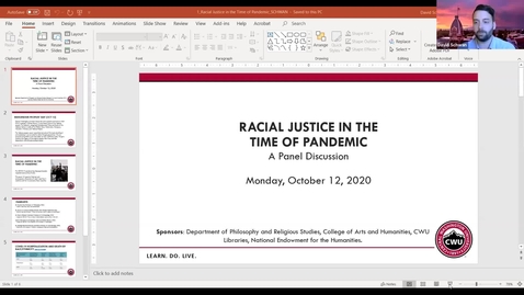 Thumbnail for entry Racial Justice in the Time of Pandemic: A Panel Discussion