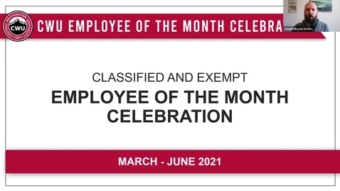 Thumbnail for entry Employee of the Month Spring Celebration