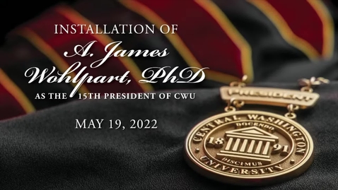 Thumbnail for entry Presidential Installation 5.19.22