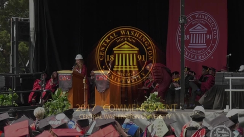 Thumbnail for 2017 CWU Commencement 2 Student Speaker - Ms. Jordyn Tucker
