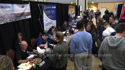 Thumbnail for Career fair brings employers to students