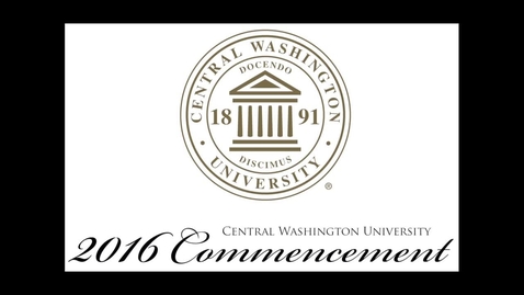 Thumbnail for entry 2016 CWU Westside  Commencement student speaker Nathan McWalters