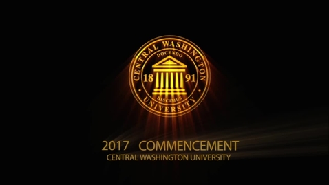 Thumbnail for entry Central Washington University Commencement 2017  AM