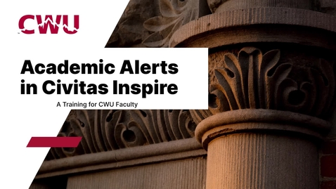 Thumbnail for Civitas Faculty Training (Academic Alerts)