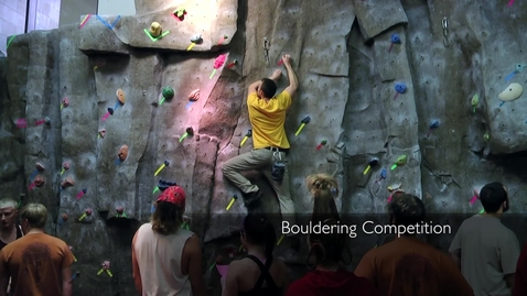 Thumbnail for entry Bouldering Competition