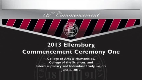 Thumbnail for Central Washington University Commencement 2013 AM