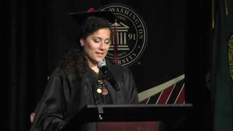 Thumbnail for 2017 Graduate Student Hooding Speaker Mia Patterson