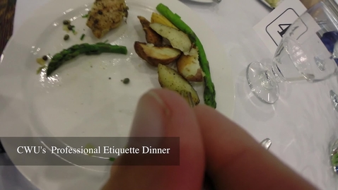 Thumbnail for entry Professional Etiquette Dinner