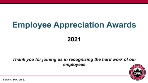 Thumbnail for entry 5-Year Employee Appreciation Awards 2021