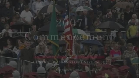 Thumbnail for entry Central Washington University Commencement 2007 PM