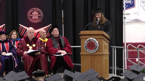 Thumbnail for 2018 Graduate Hooding Student Speaker Lindsay Millward