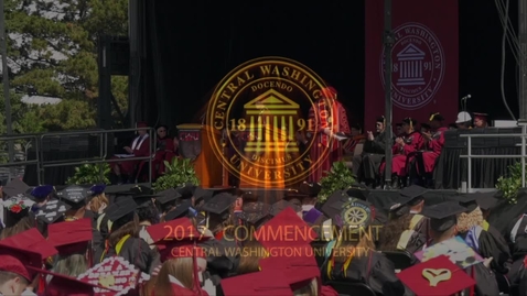 Thumbnail for 2017 CWU Commencement 1 Student Speaker - Mr. Judah Bergeron