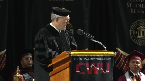 Thumbnail for 2018 CWU Kent Commencement Address Chris Lytle