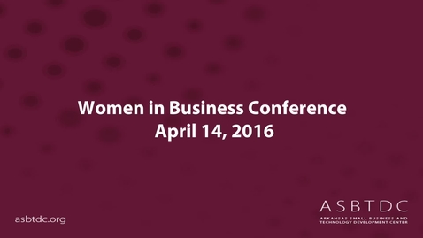 Thumbnail for entry Women in Business Conference 2016