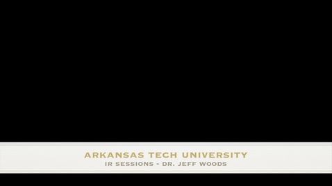 Thumbnail for IR Series - Dr. Jeff Woods