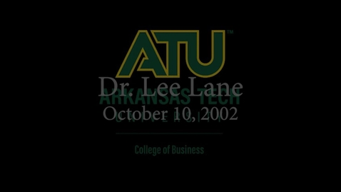 Thumbnail for entry Dr. Lee Lane