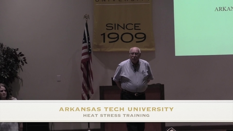 Thumbnail for entry Heat Stress Training 05-10-17